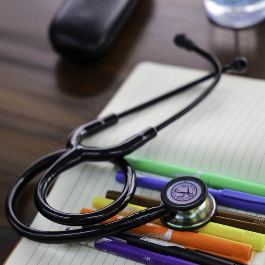 Littmann Classic III Monitoring Stethoscope: Black - Rainbow Finish 5870 - 