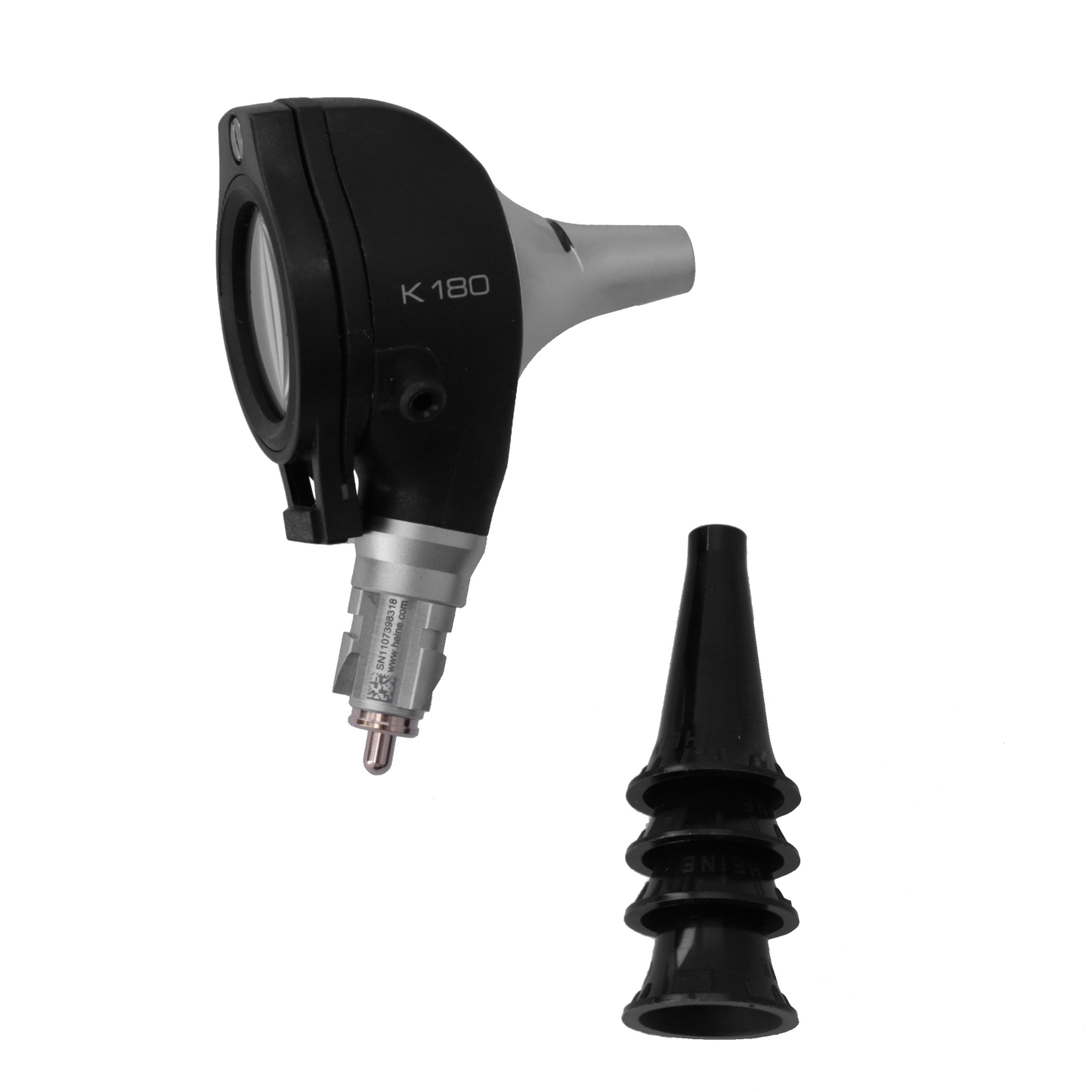 HEINE K180 LED Otoscope 2.5V - Head with 4 tips - 