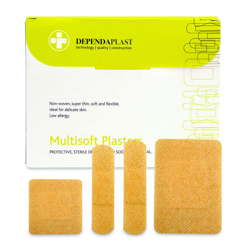 Multisoft Air Dependaplast Multisoft Plasters Assorted - Box of 100 – Medisave UK