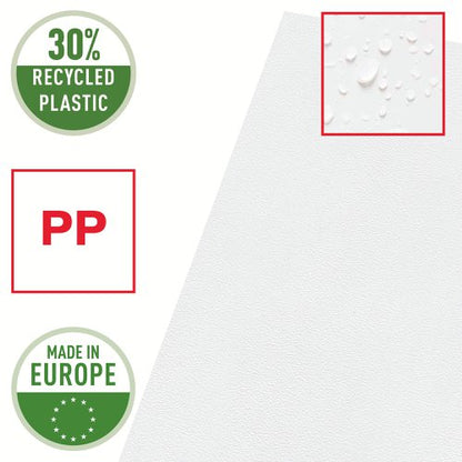 Esselte Embossed Folders A4 Clear (Pack of 100)