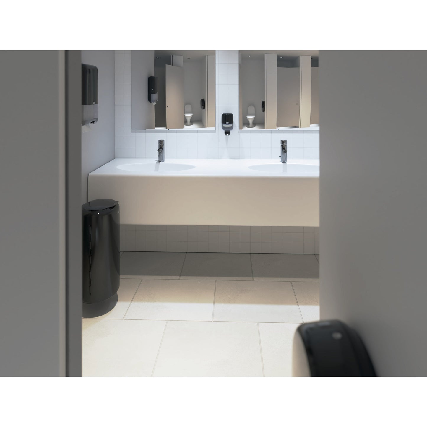 Tork Singlefold/C-fold Hand Towel Dispenser - Black - 