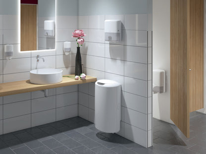 Tork Twin Mid-size Toilet Paper Roll Dispenser White T6 - 