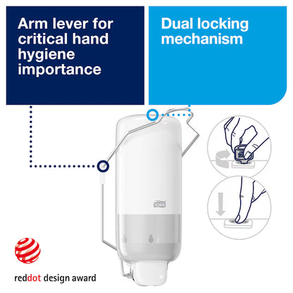 Tork Liquid Soap Dispenser with Arm Lever White S1 - 