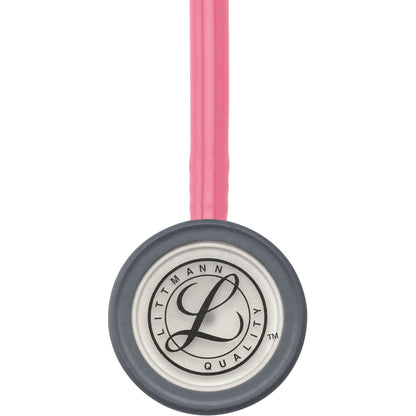 Littmann Classic III Monitoring Stethoscope: Pearl Pink 5633 - Over Engraved - Littmann Stethoscopes