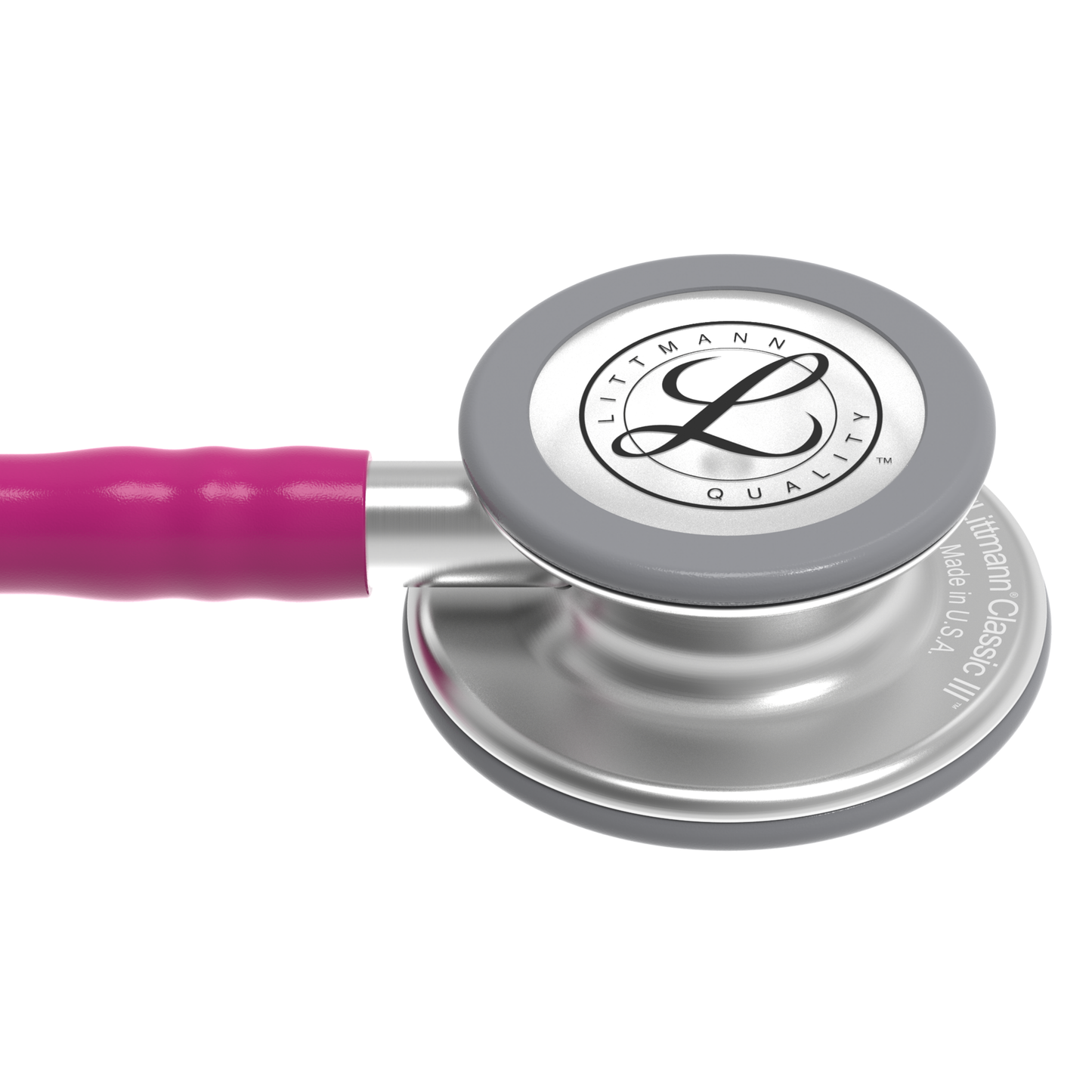 Littmann Classic III Monitoring Stethoscope: Raspberry 5648 - Over Engraved - Littmann Stethoscopes