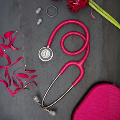Littmann Classic III Monitoring Stethoscope: Satin Raspberry Tube 5648C