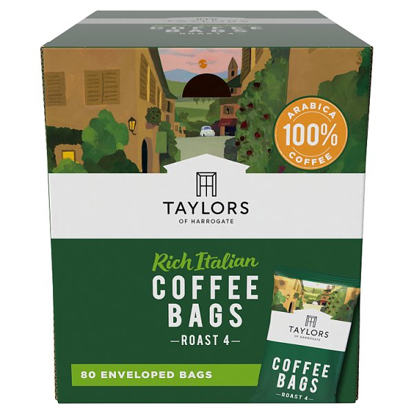 Taylors of Harrogate Rich Italian Coffee Bags x 80
