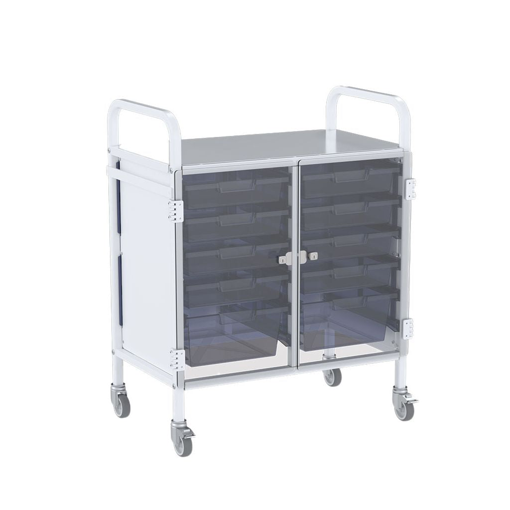 Shuttleworth Double Medical Storage Trolley - 