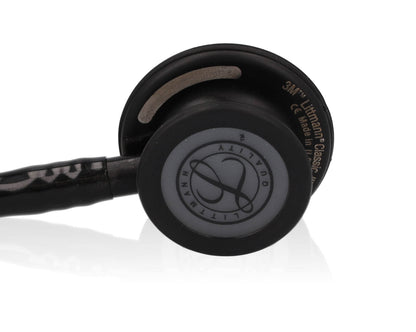 Littmann Classic III Monitoring Stethoscope: All Black 5803 - Over Engraved - Littmann Stethoscopes