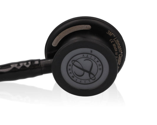 Littmann Classic III Monitoring Stethoscope: All Black 5803 - Over Engraved - Littmann Stethoscopes