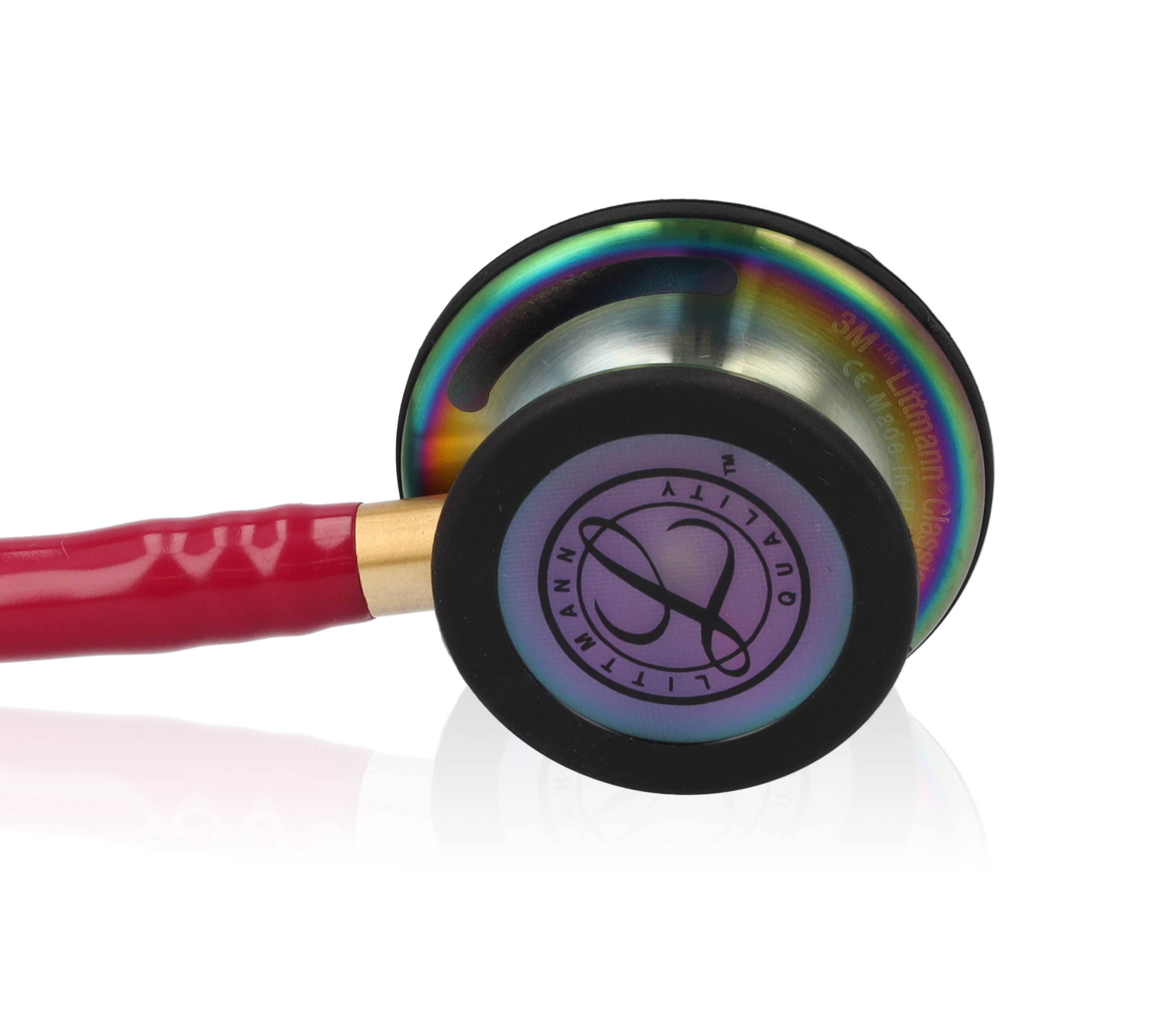 Littmann Rainbow Raspberry Littmann Classic III Monitoring Stethoscope: Raspberry Rainbow 5806 ...
