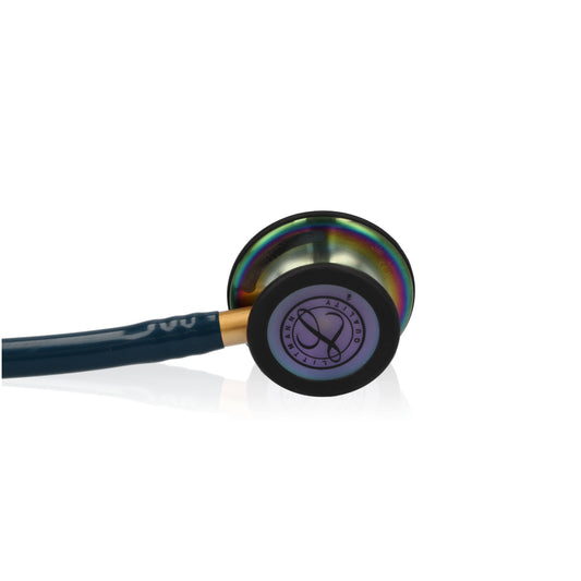 Littmann Classic III Monitoring Stethoscope: Caribbean Blue Rainbow 5807 - Over Engraved - Littmann Stethoscopes