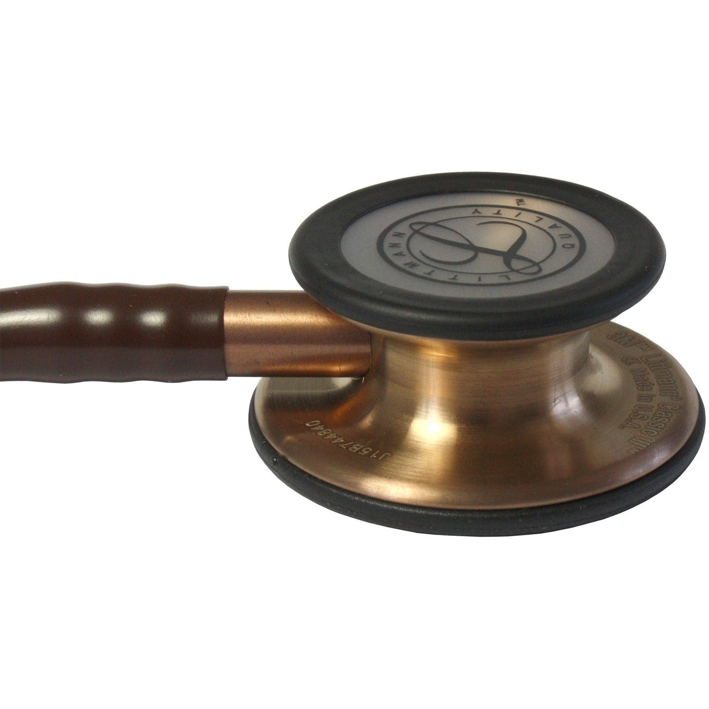 Littmann Classic III Monitoring Stethoscope: Chocolate & Copper 5809 - Over Engraved - Littmann Stethoscopes