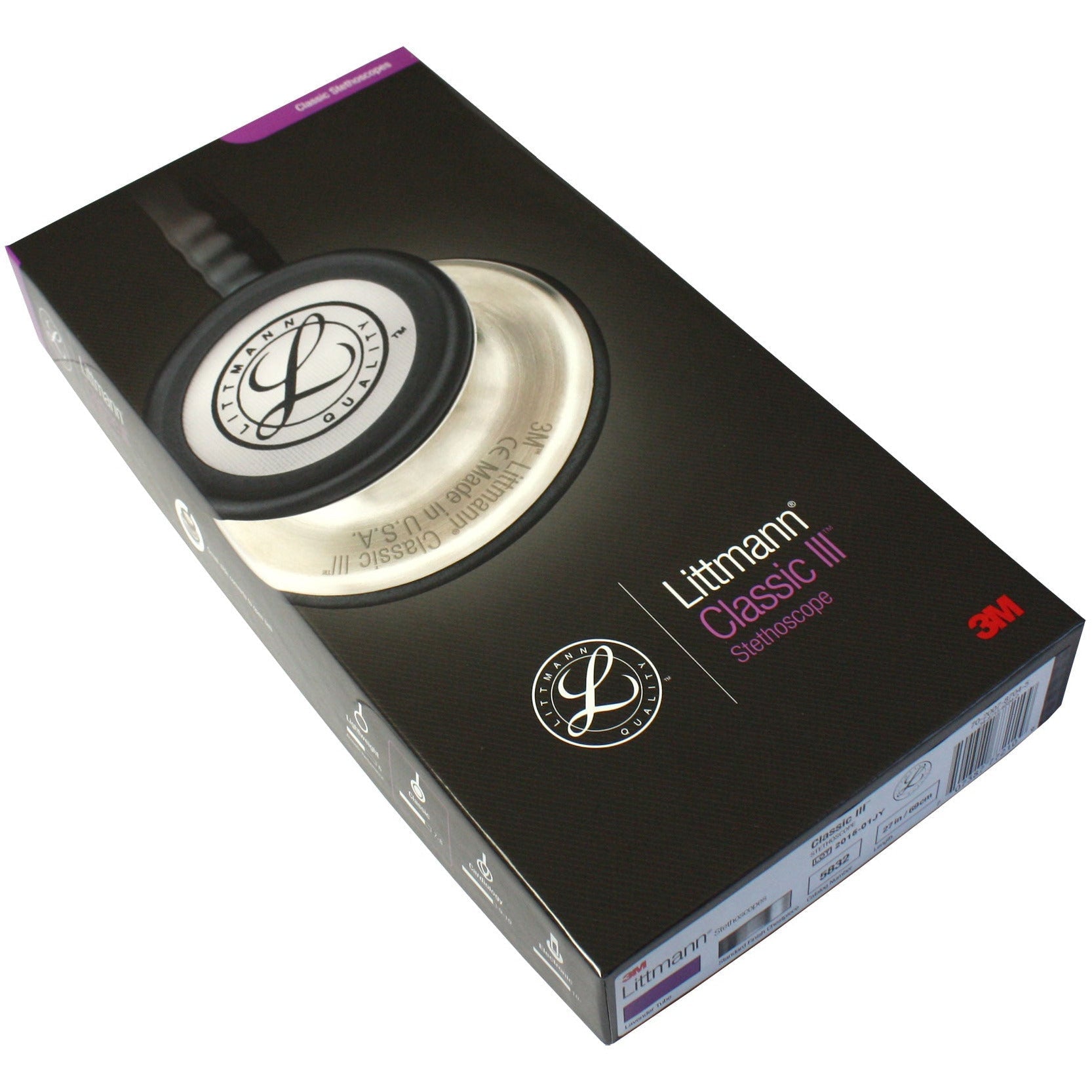 Littmann Classic III Monitoring Stethoscope: Lavender 5832 - Over Engraved - Littmann Stethoscopes