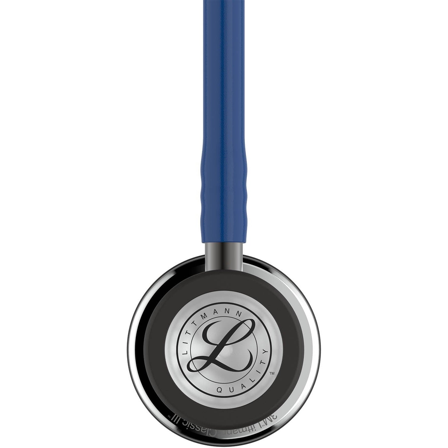Littmann Classic III Monitoring Stethoscope: Mirror & Navy Blue 5863 - Over Engraved - Littmann Stethoscopes