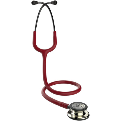 Littmann Classic III Monitoring Stethoscope: Champagne & Burgundy 5864 - Over Engraved - Littmann Stethoscopes
