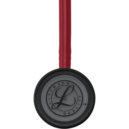 Littmann Classic III Monitoring Stethoscope: Burgundy - Black Finish 5868 - Over Engraved - Littmann Stethoscopes