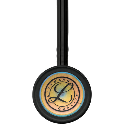 Littmann Classic III Monitoring Stethoscope: Black - Rainbow Finish 5870 - Over Engraved - Littmann Stethoscopes