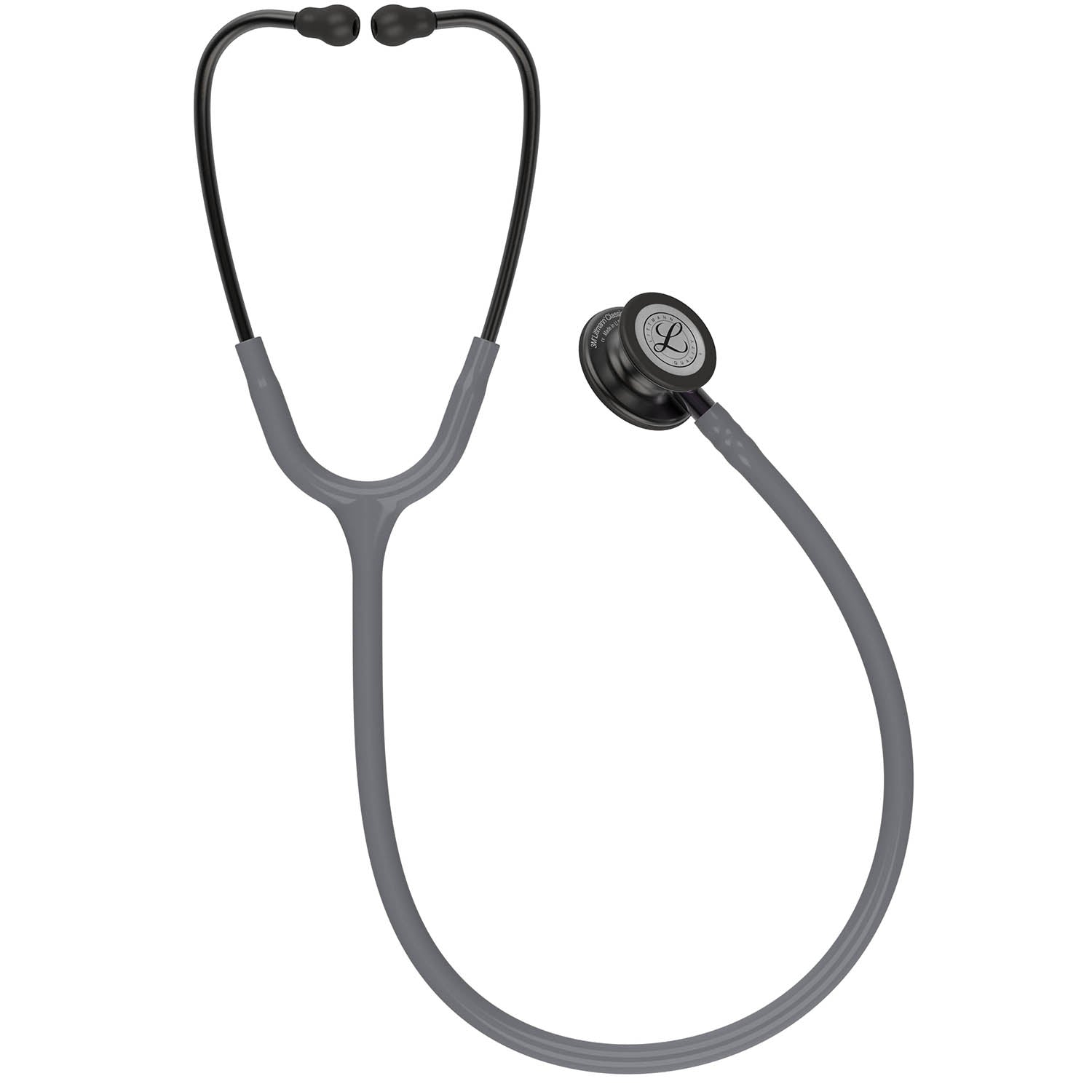 Littmann Classic III Monitoring Stethoscope: Smoke & Gray - Violet Stem 5873 - Freshers Voucher - Littmann Stethoscopes