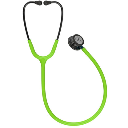 Littmann Classic III Monitoring Stethoscope: Smoke & Lime Green - Blue Stem 5875 - Freshers Voucher - Littmann Stethoscopes