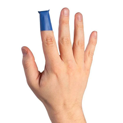 Sterochef Blue Metal Detectable Plaster Fingertip - 7.2cm x 4.2cm - Pack of 50