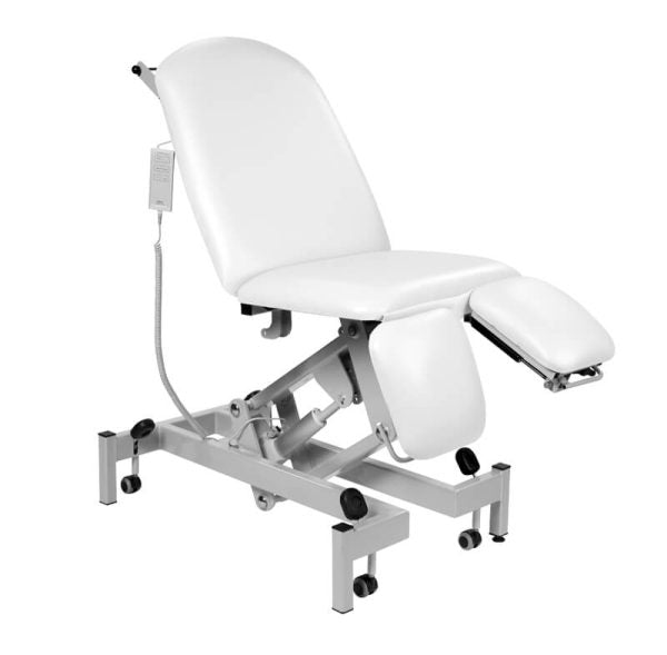Sunflower Fusion Electric Height Split Foot Section Treatment Chair - Fixed Seat, Gas Assist Head - 