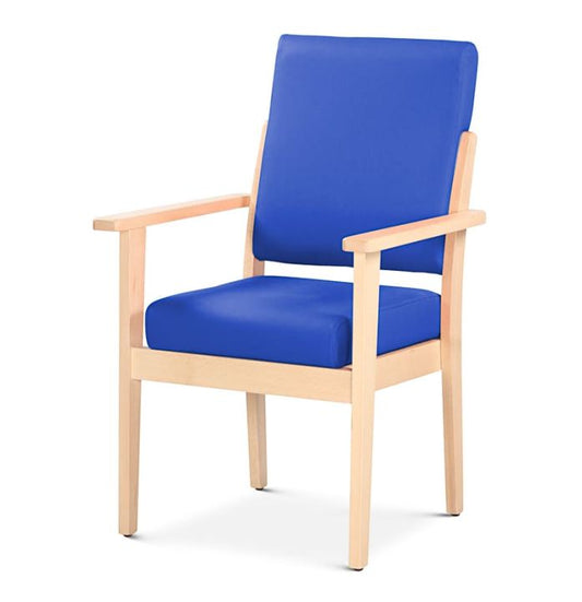 Alderbury Medium Back Chair - Vinyl Delft