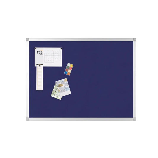Aluminium Frame Felt Noticeboard with Fixing Kit - Vow