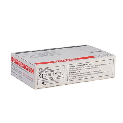 Premium Elastic Fabric Plaster 6cm x 2cm - Pack of 100 (S)