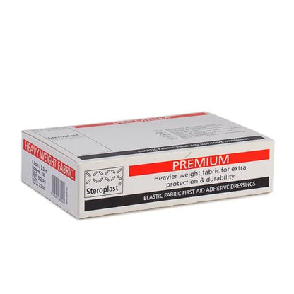 Premium Elastic Fabric Plaster 6cm x 2cm - Pack of 100 (S)