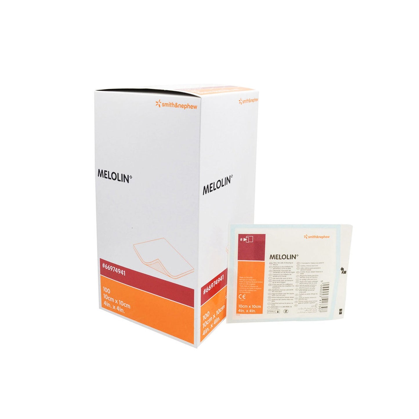 Melolin Dressing 10cm x 10cm Case of 100 - 
