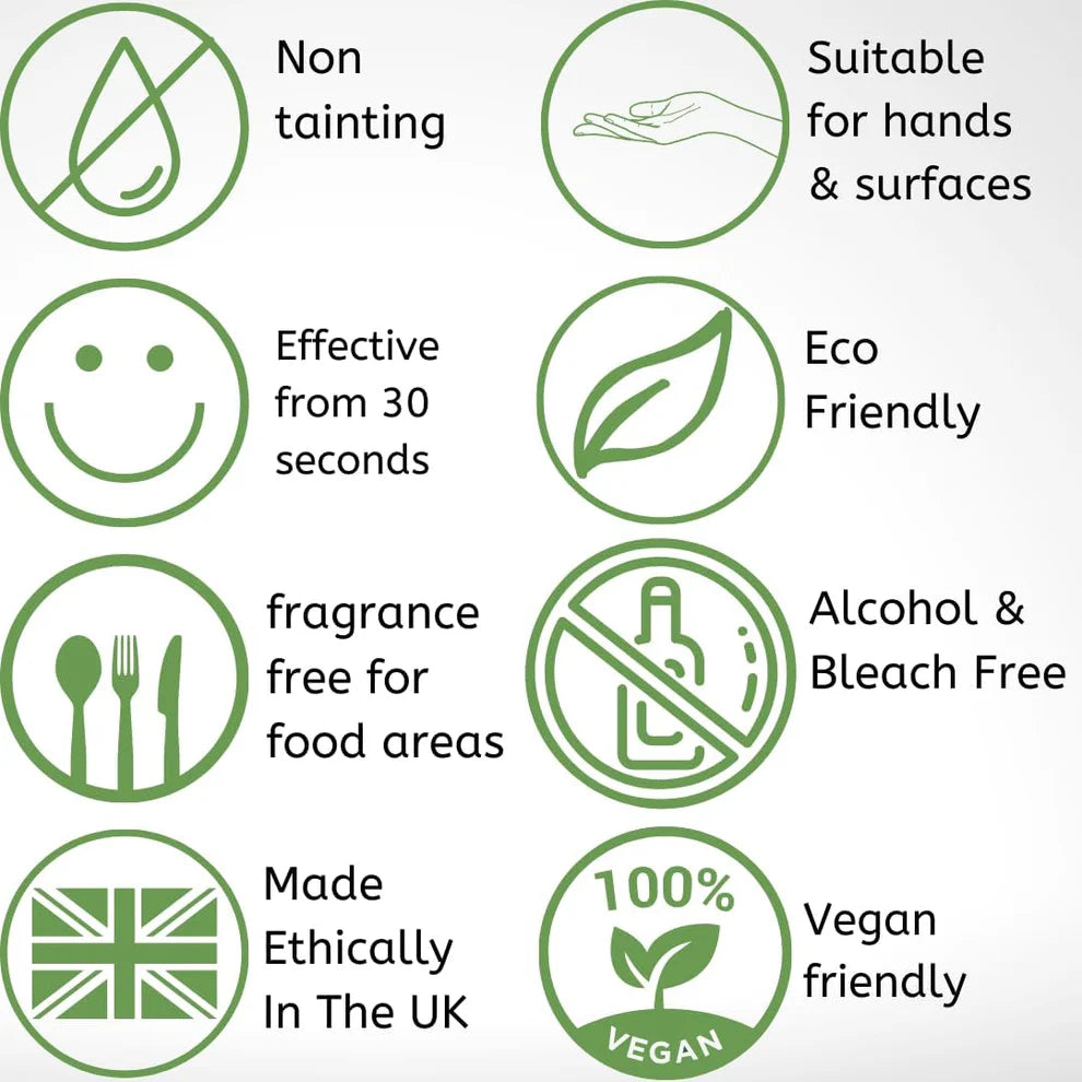 Nilaqua Biodegradable Hand & Surface Wipes 100pk (Canister) - 