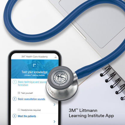 Littmann Cardiology IV Diagnostic Stethoscope: Navy Blue 6154 - Over Engraved - Littmann Stethoscopes
