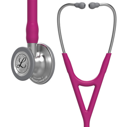 Littmann Cardiology IV Diagnostic Stethoscope: Raspberry 6158 - Over Engraved - Littmann Stethoscopes