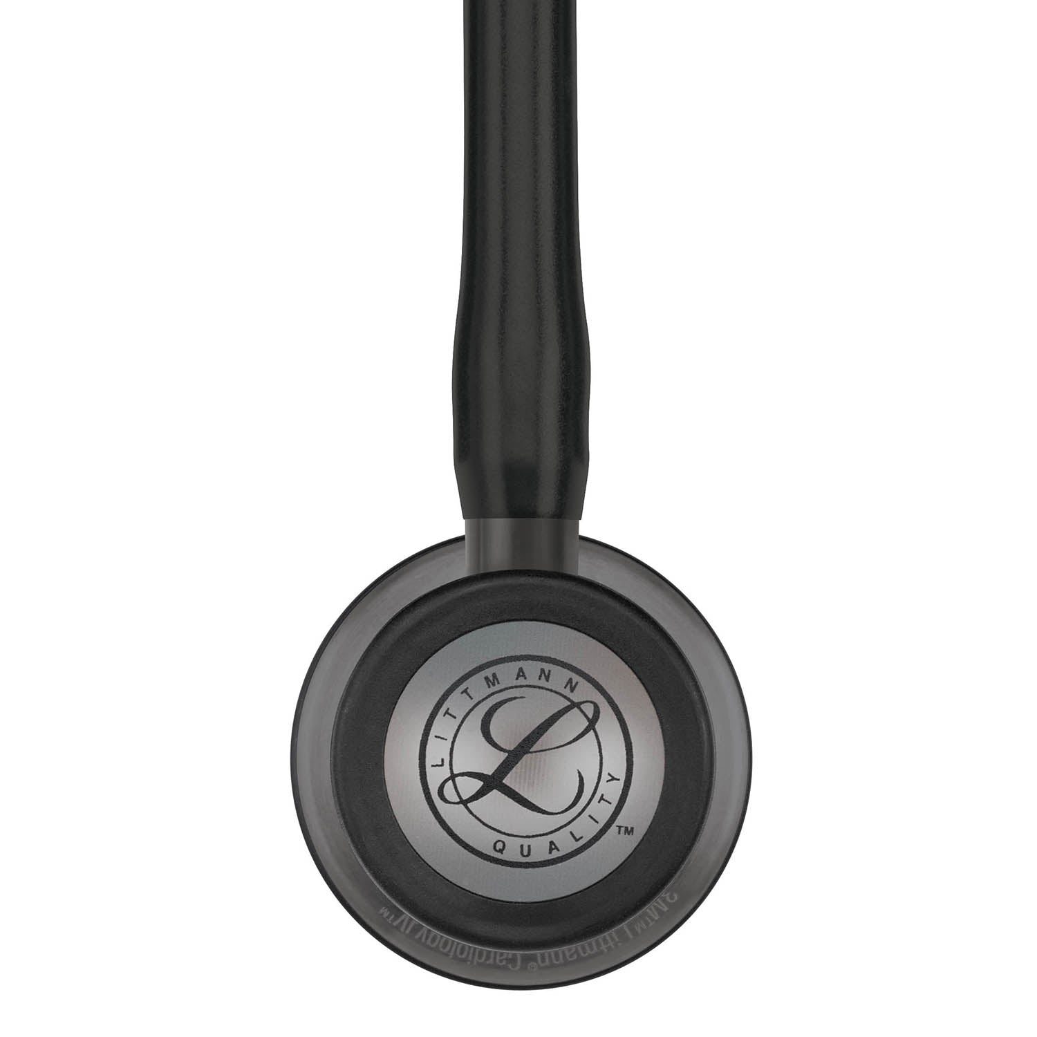 Littmann Cardiology IV Diagnostic Stethoscope: Black & Smoke 6162 - Over Engraved - Littmann Stethoscopes