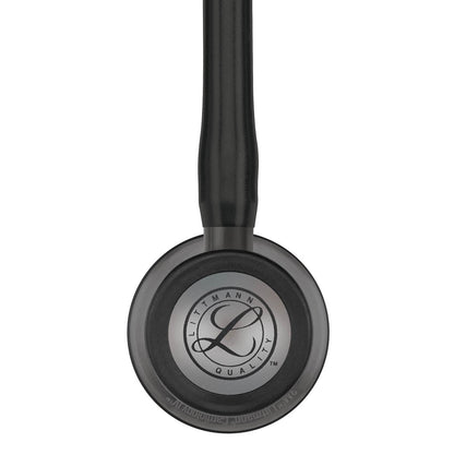 Littmann Cardiology IV Diagnostic Stethoscope: Black & Smoke 6162 - Over Engraved - Littmann Stethoscopes