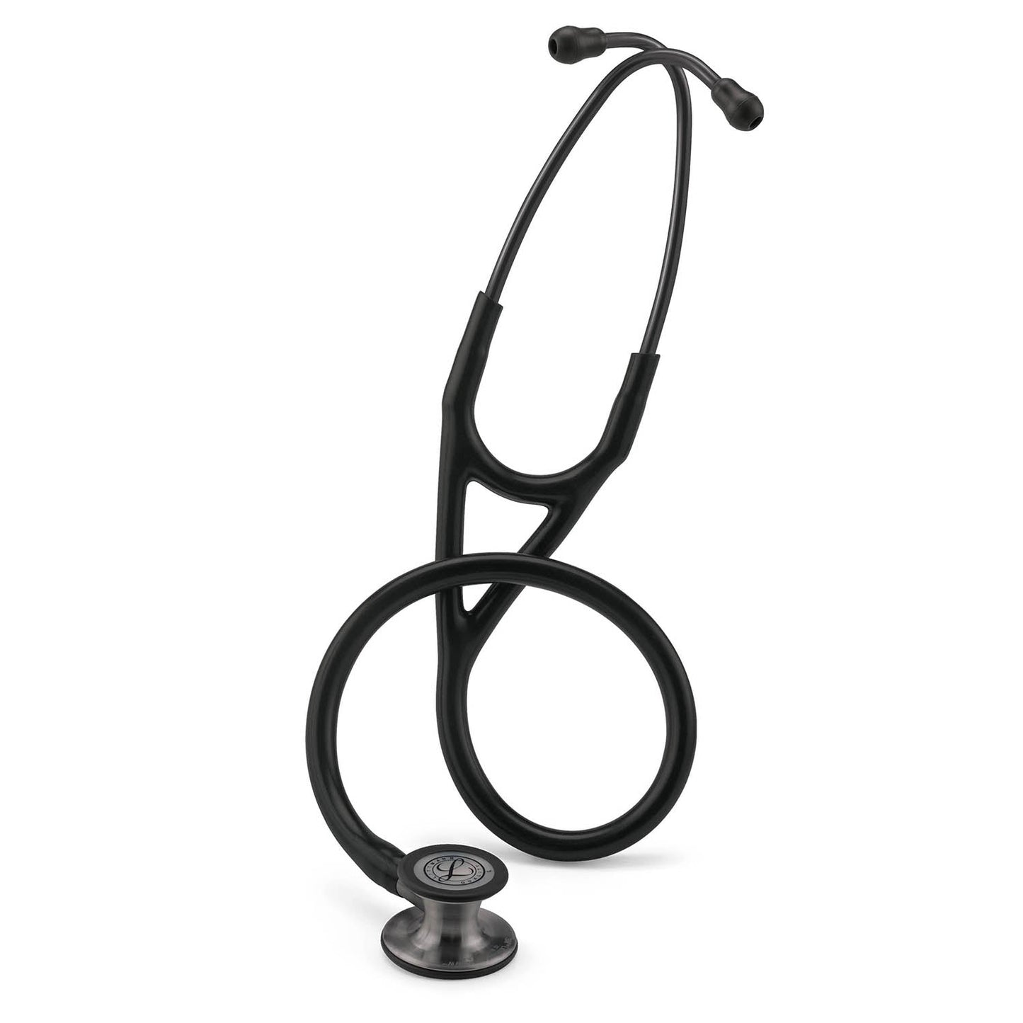 Littmann Cardiology IV Diagnostic Stethoscope: Black & Smoke 6162 - Over Engraved - Littmann Stethoscopes