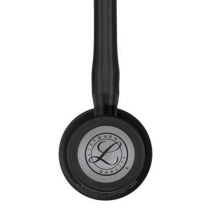 Littmann Cardiology IV Diagnostic Stethoscope: All Black 6163 - Over Engraved - Littmann Stethoscopes