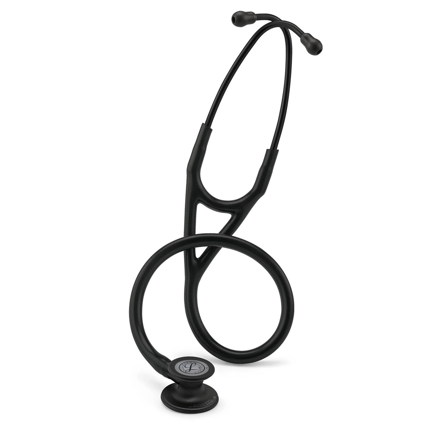 Littmann Cardiology IV Diagnostic Stethoscope: All Black 6163 - Over Engraved - Littmann Stethoscopes