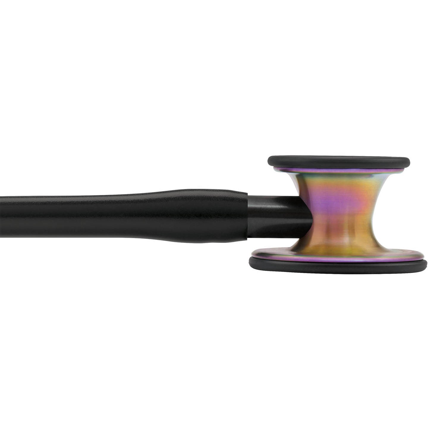 Littmann Cardiology IV Diagnostic Stethoscope: Black & Rainbow 6165 - Over Engraved - Littmann Stethoscopes