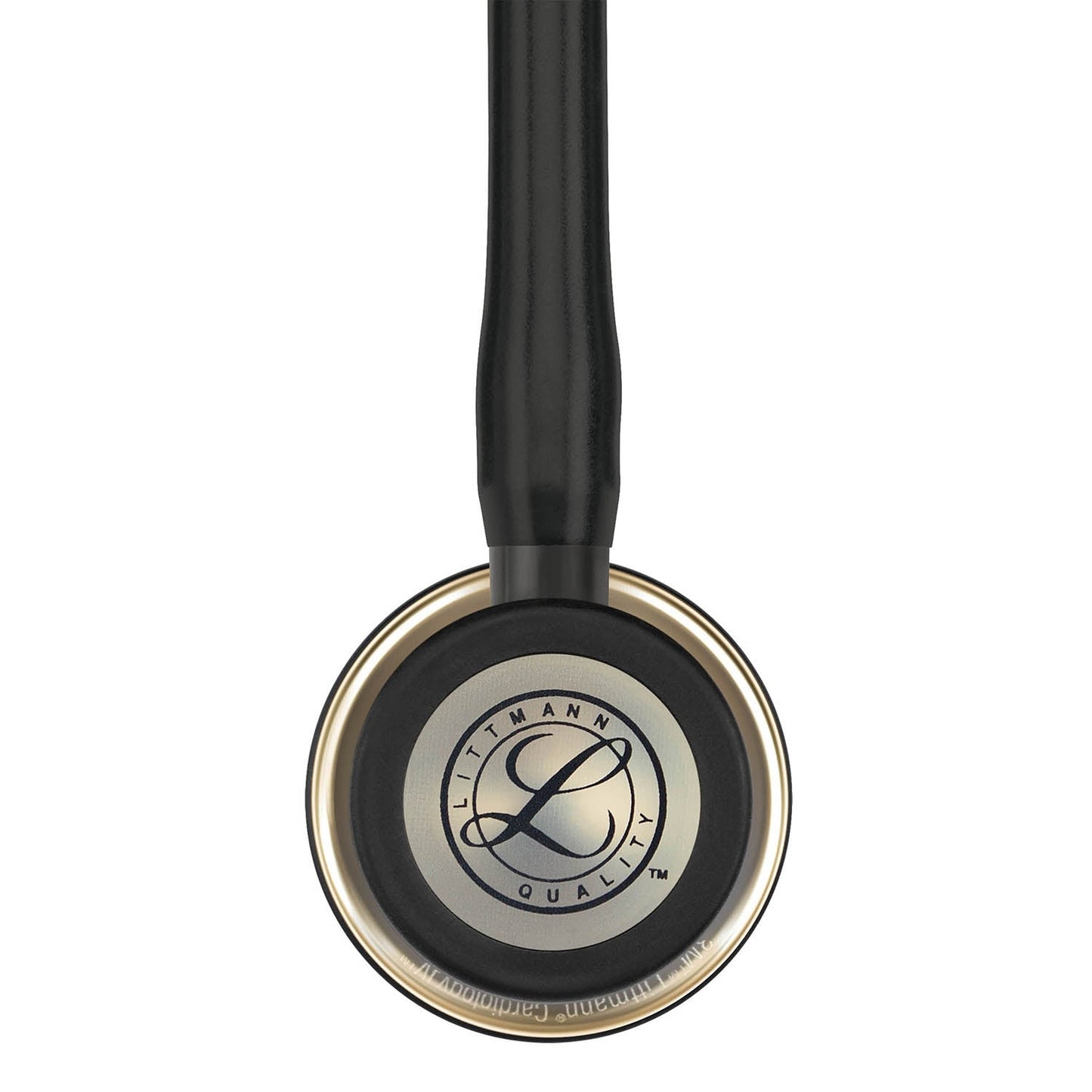 Littmann Cardiology IV Diagnostic Stethoscope: Black - Champagne Finish 6179 - Over Engraved - Littmann Stethoscopes