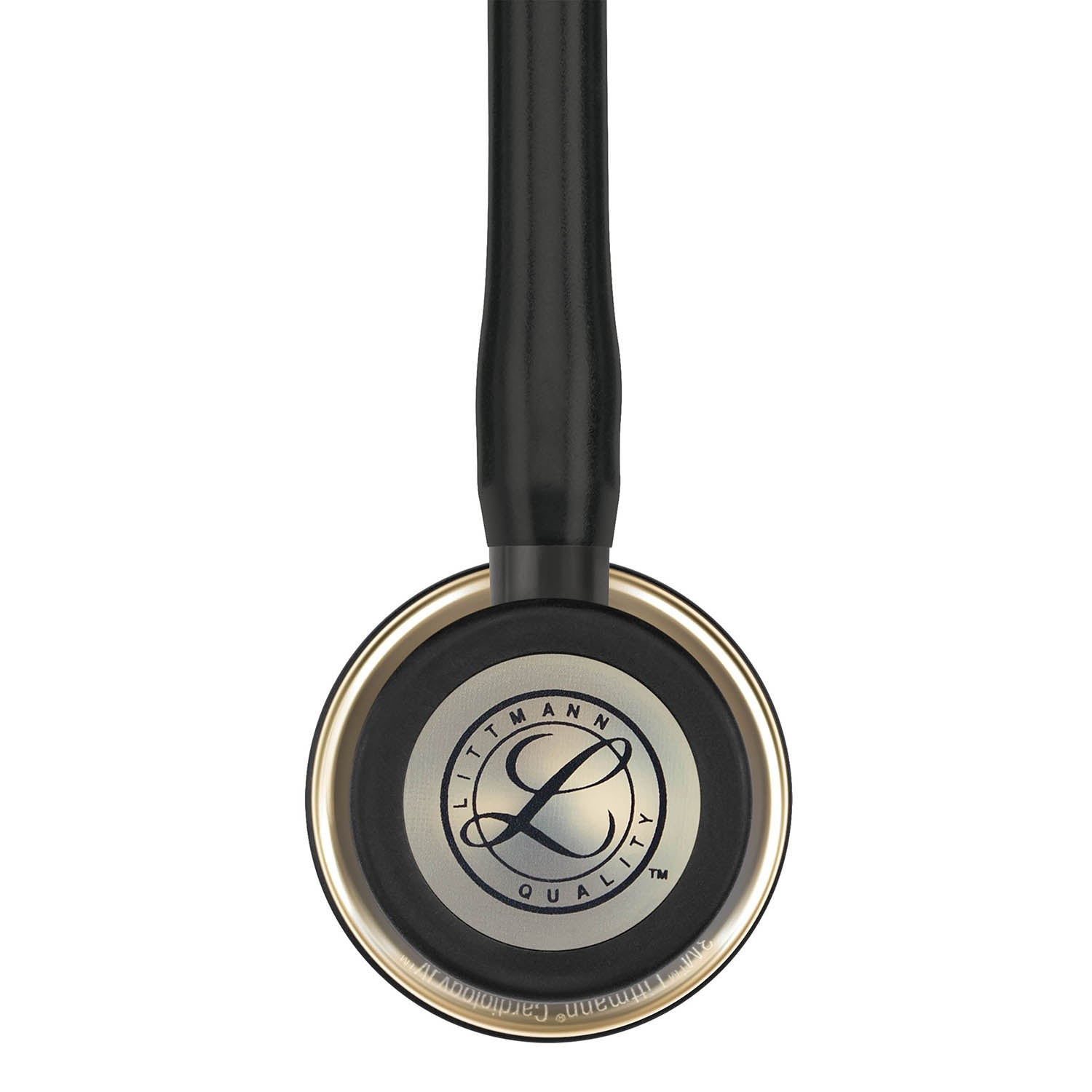 Littmann Cardiology IV Diagnostic Stethoscope: Black - Champagne Finish 6179 - Over Engraved - Littmann Stethoscopes