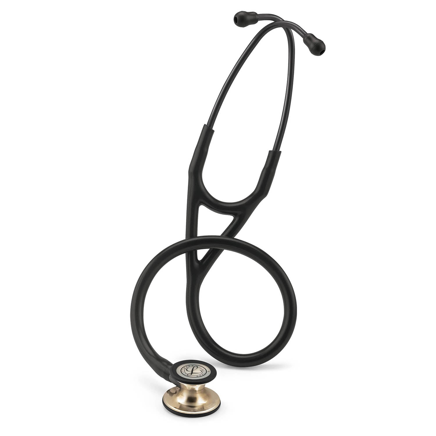 Littmann Cardiology IV Diagnostic Stethoscope: Black - Champagne Finish 6179 - Over Engraved - Littmann Stethoscopes