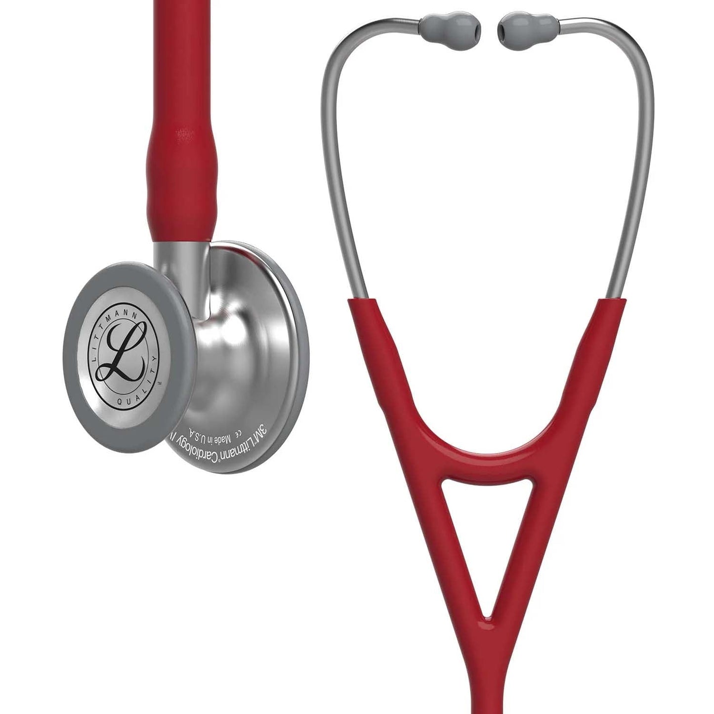 Littmann Cardiology IV Diagnostic Stethoscope: Burgundy 6184 - Over Engraved - Littmann Stethoscopes