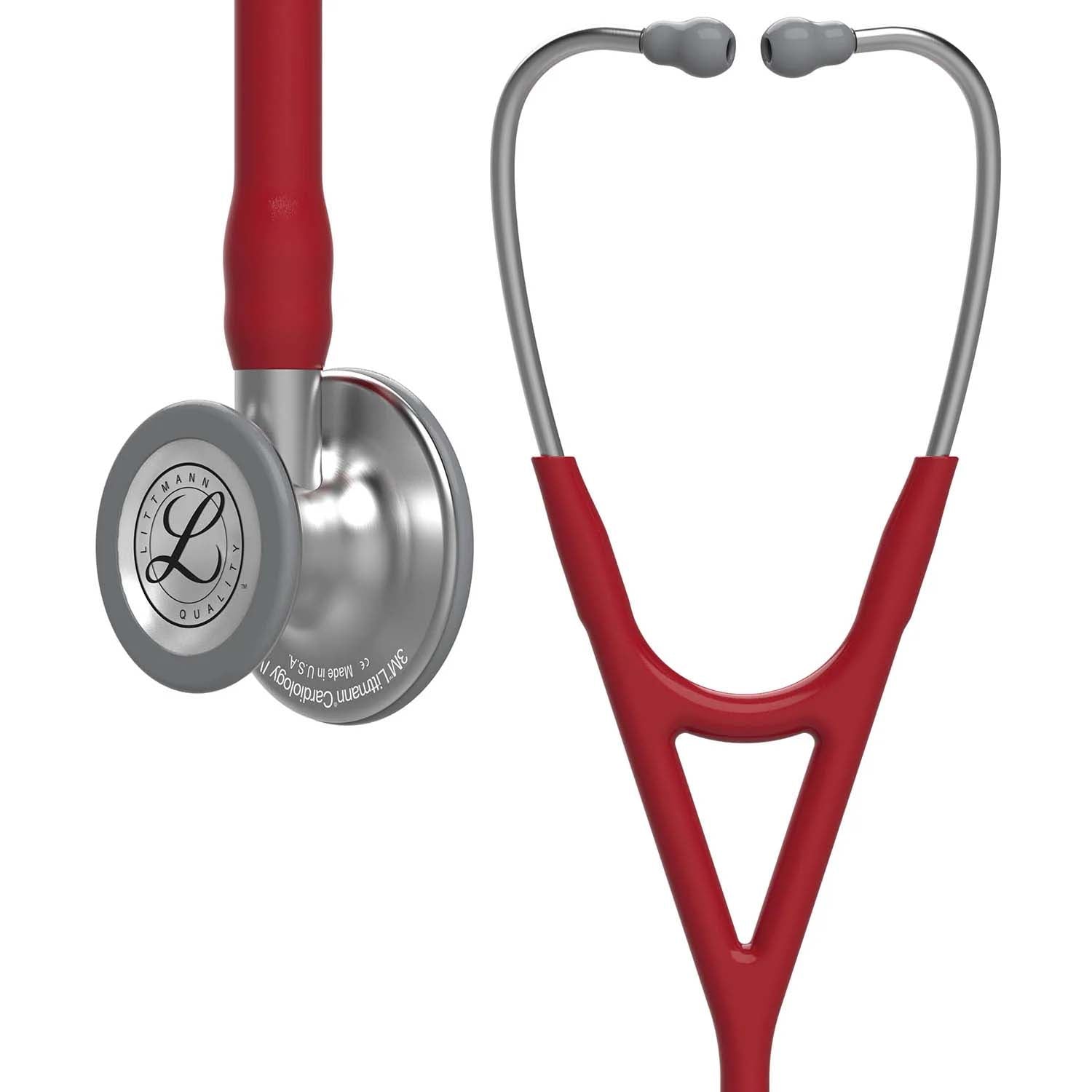 Littmann Cardiology IV Diagnostic Stethoscope: Burgundy 6184 - Over Engraved - Littmann Stethoscopes