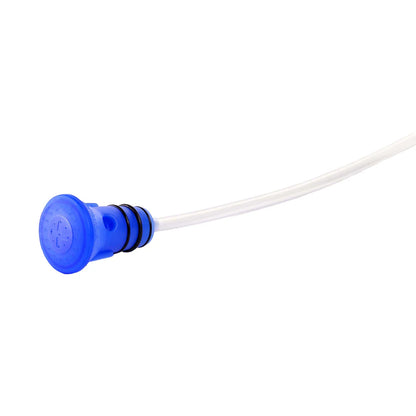Travel Bottle shower, with hanging cord and loc-top bag for storage