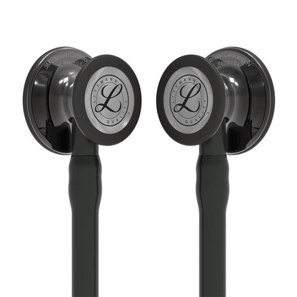 Littmann Cardiology IV Diagnostic Stethoscope: Smoke & Black - Black Stem 6232 - Over Engraved - Littmann Stethoscopes