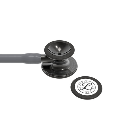 Littmann Cardiology IV Diagnostic Stethoscope: Smoke & Grey - Smoke Stem 6238 - Over Engraved - Littmann Stethoscopes