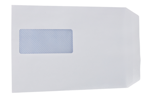 Window Envelops, C5, 90gsm, self seal, white, pack of 500 - 