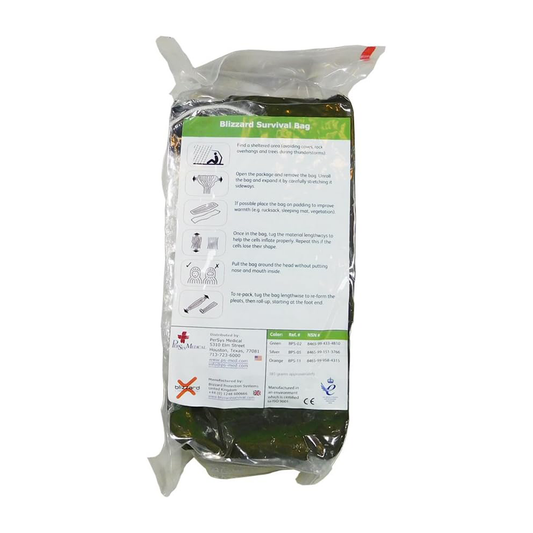 Blizzard 3 Layer Survival Bag - Green - Safeguard Medical